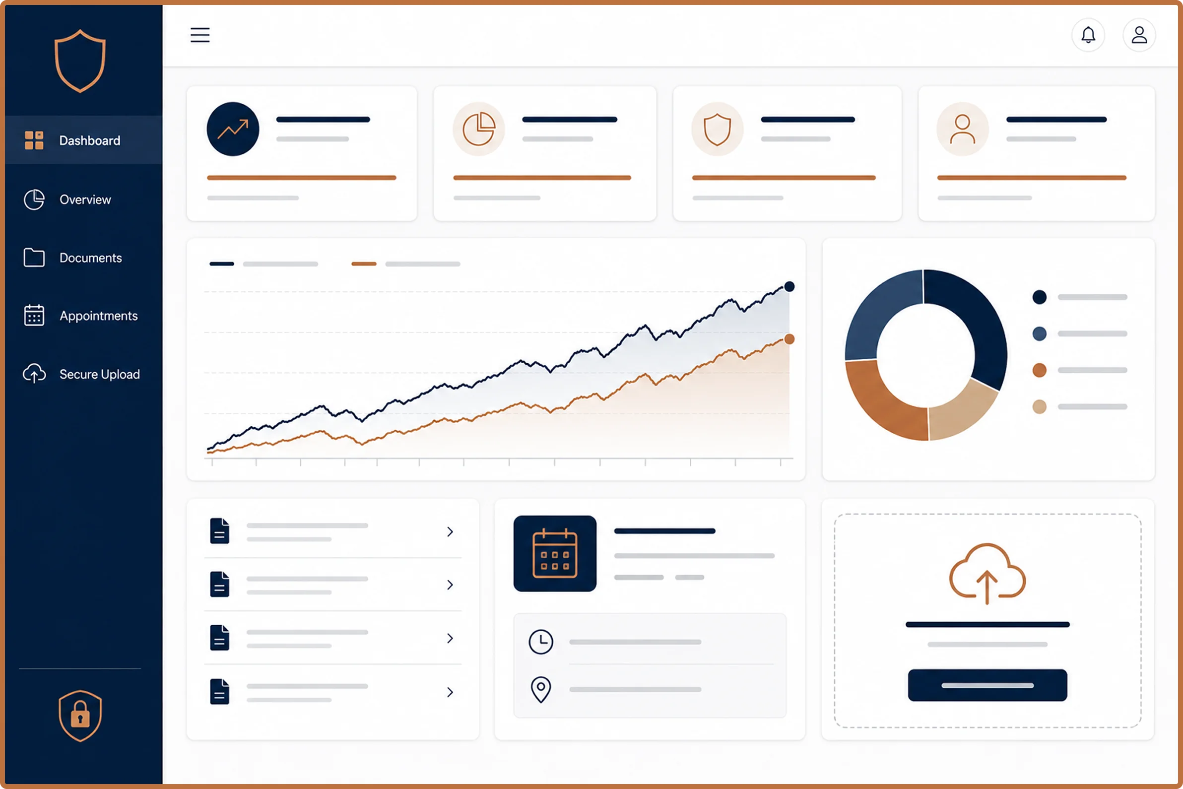 IntelliVest secure client portal dashboard
