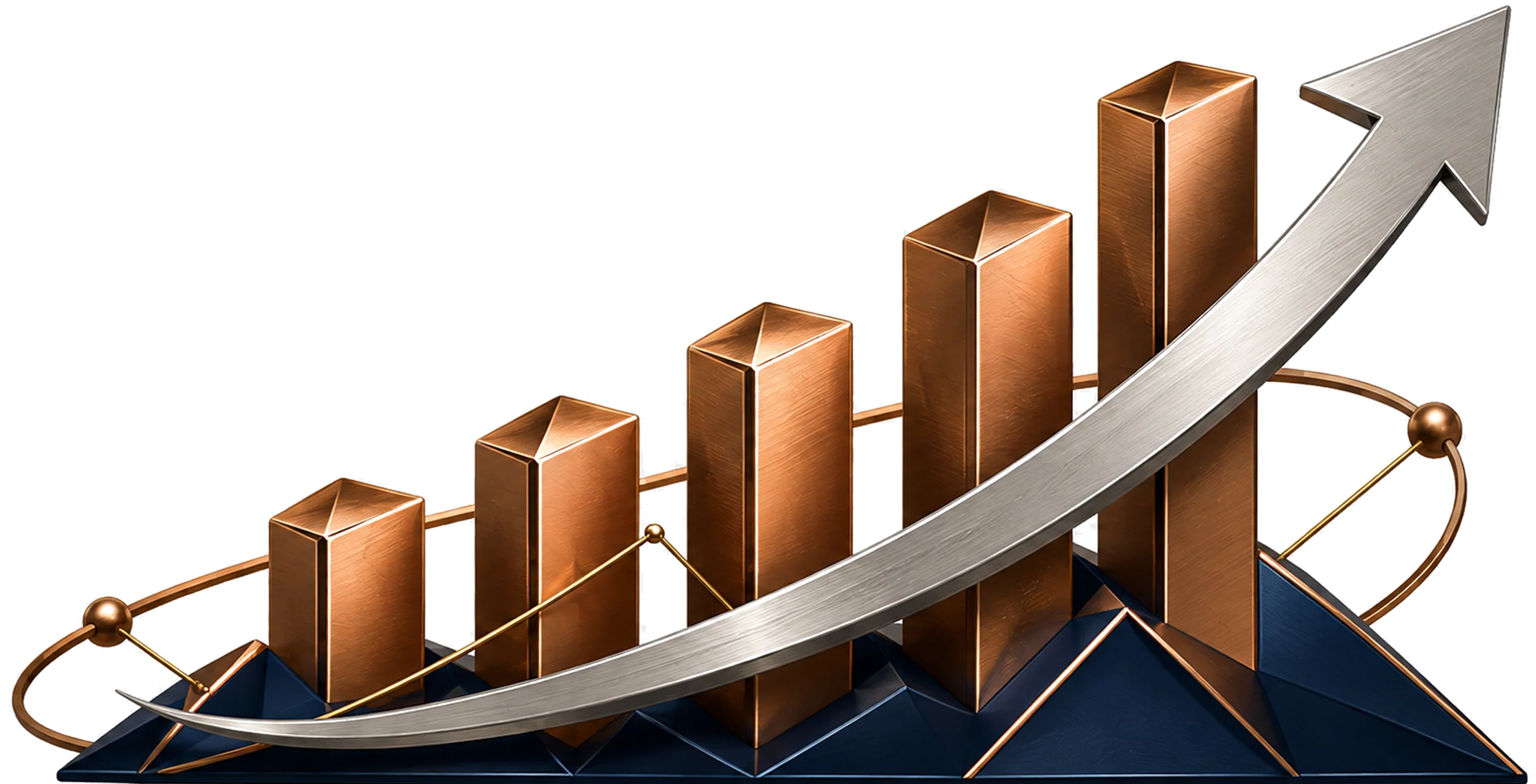 Financial growth illustration